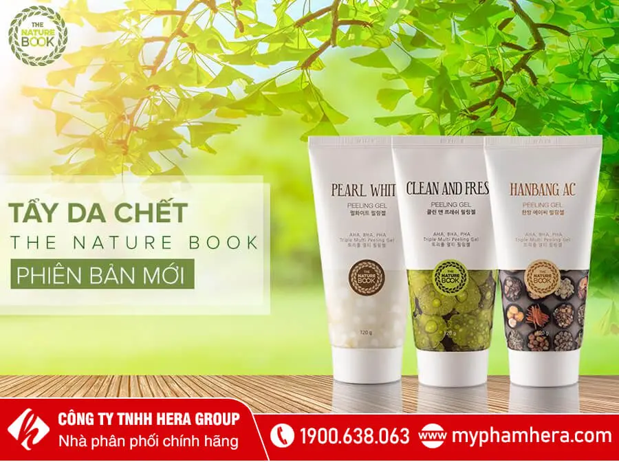 tẩy tế bào chết đông y the nature book myphamhera.com