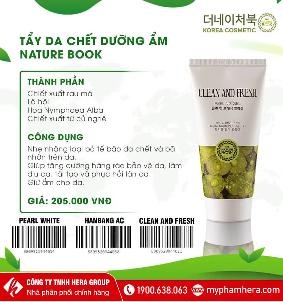 tẩy tế bào chết đông y the nature book myphamhera.com