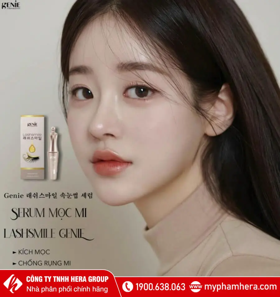 thành phần Serum dưỡng dài mi Genie Lashsmile myphamhera.com