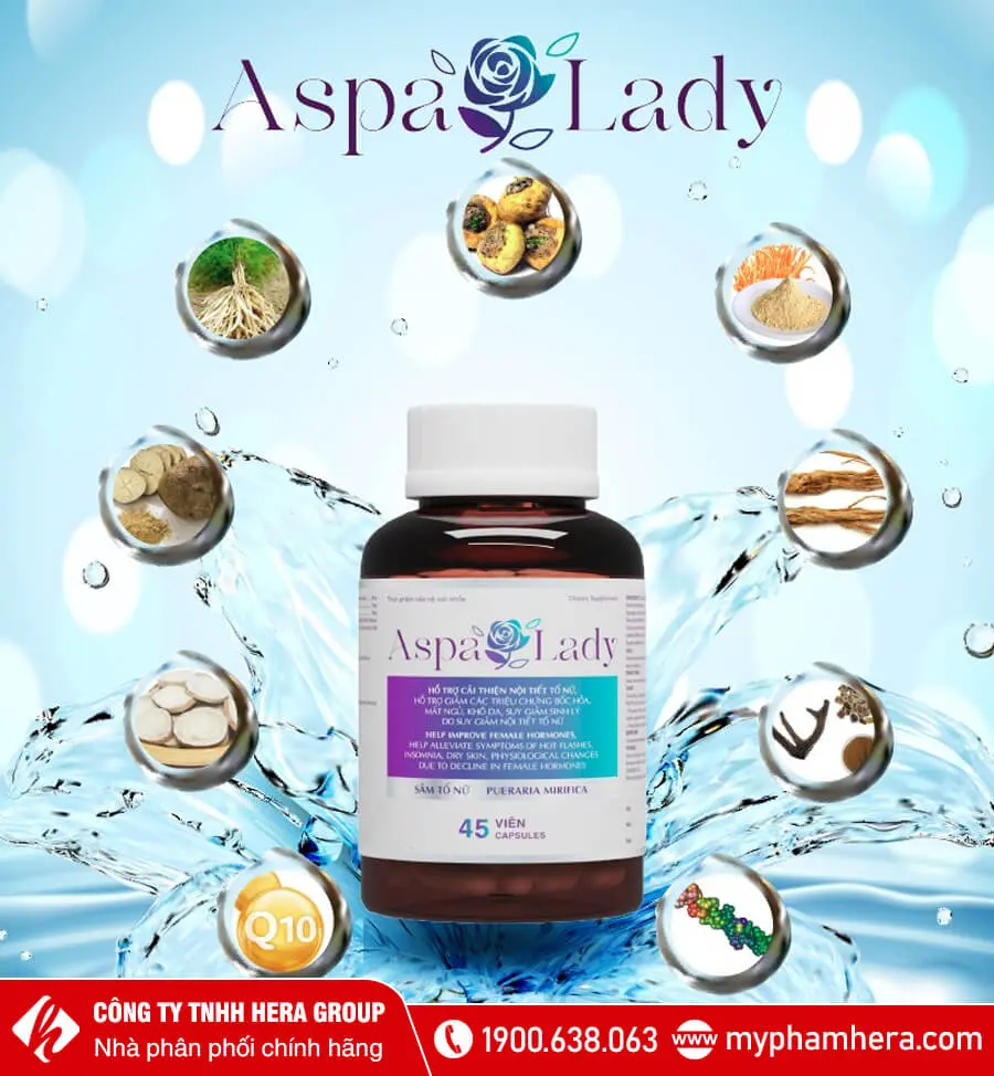 thành phần viên uống Aspa Lady myphamhera.com