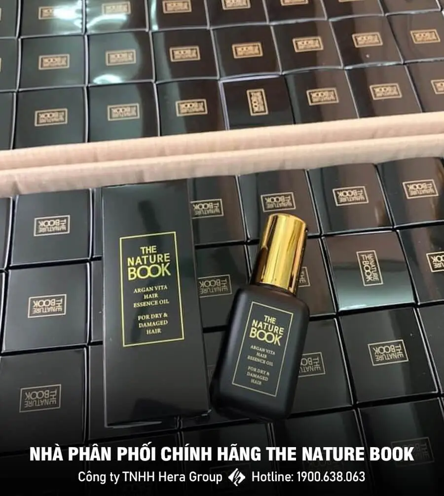 tinh dầu dưỡng tóc argan the nature book myphamhera.com