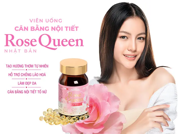 Viên uống cân bằng nội tiết Rose Queen Nhật Bản