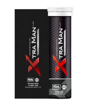 Viên sủi Xtraman Black Cải thiện sinh lý nam giới