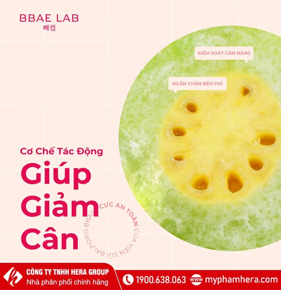 công dụng Viên sủi giảm cân Balporo BBae Hàn Quốc myphamhera.com