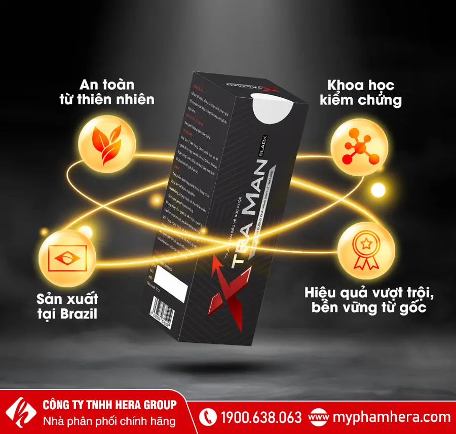 công dụng viên sủi Xtraman Black myphamhera.com