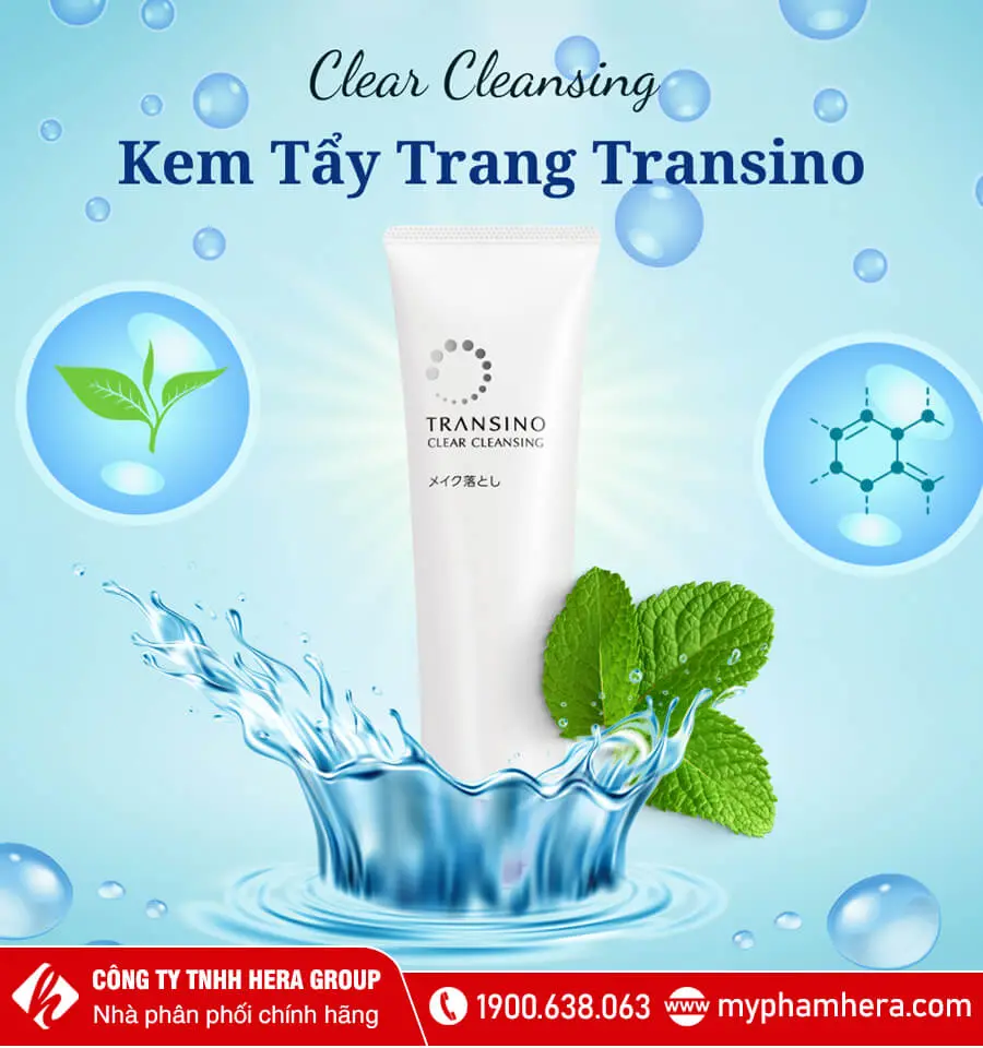 kem tẩy trang da trị nám transino myphamhera.com