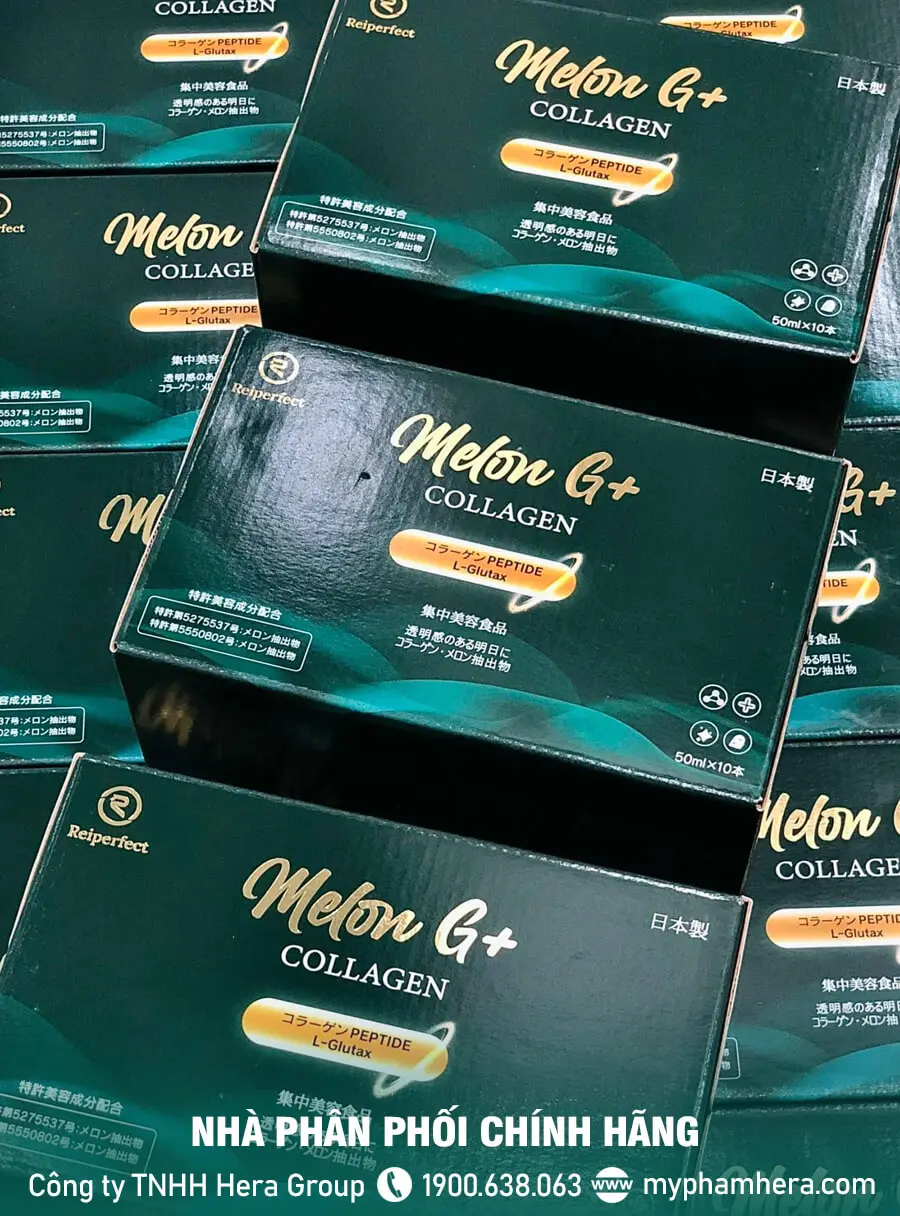 Nước Uống Collagen Melon G+ Reiperfect chính hãng myphamhera.com