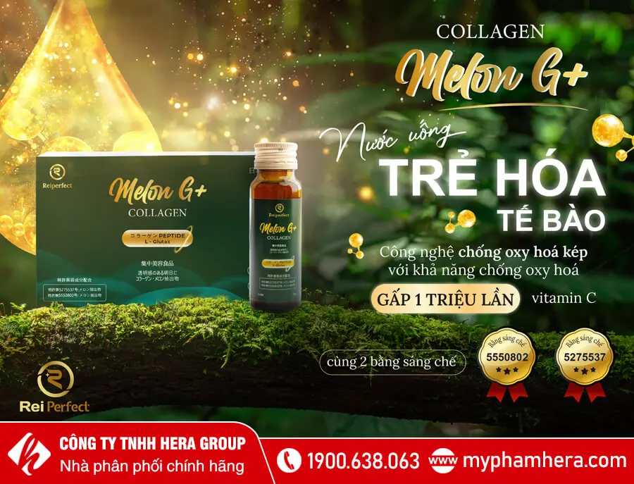 Nước Uống Collagen Melon G+ Reiperfect myphamhera.com