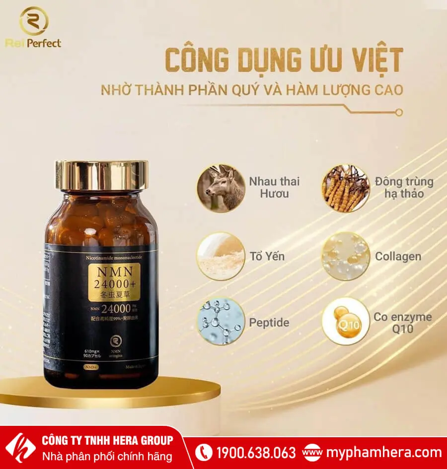 thành phần viên uống NMN 24.000 Reiperfect myphamhera.com