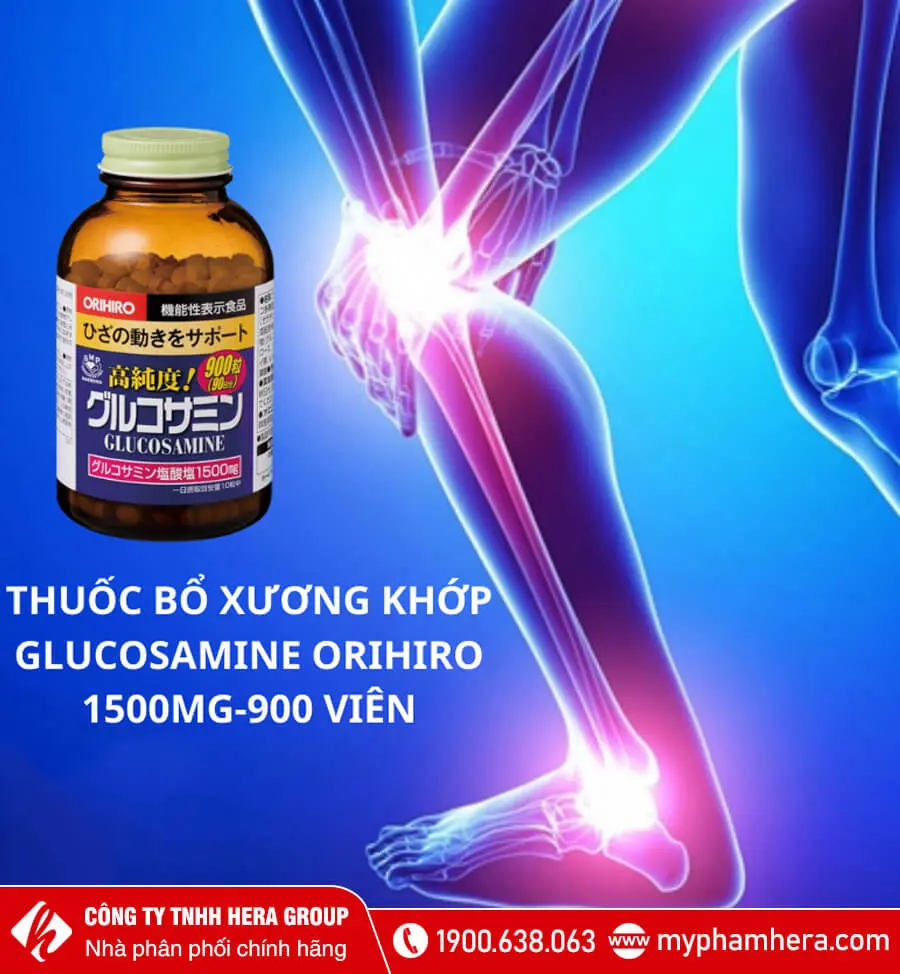 thành phần Viên uống bổ xương khớp Glucosamine Orihiro myphamhera.com