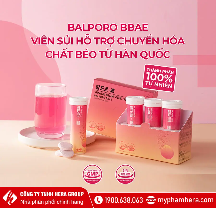 Viên sủi giảm cân Balporo BBae Hàn Quốc myphamhera.com