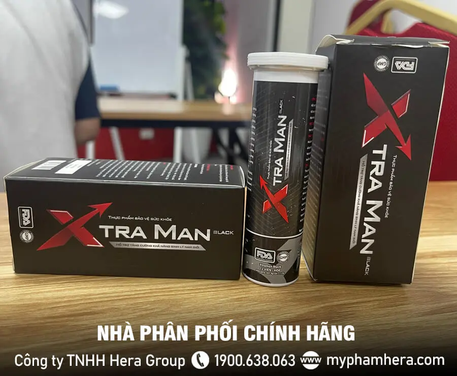 viên sủi Xtraman Black chính hãng myphamhera.com