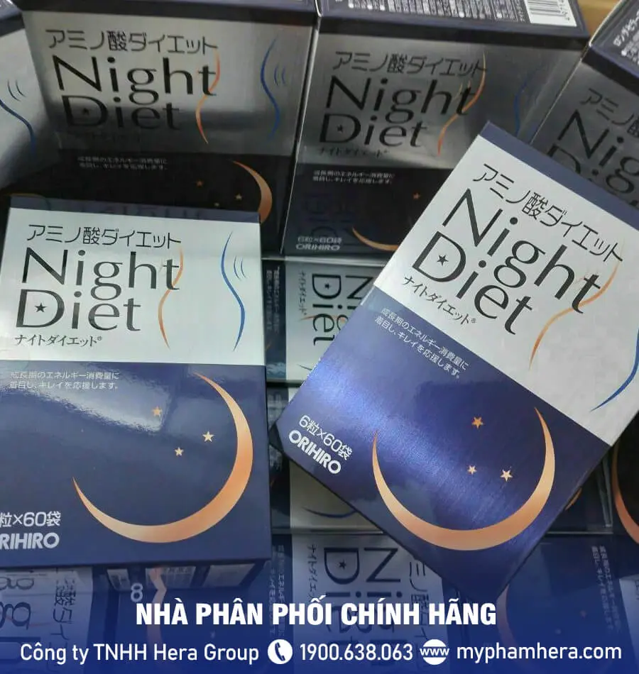 viên uống giảm cân Orihiro Night Diet myphamhera.com