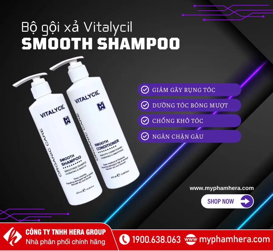 bộ gội xả siêu mượt vitalycil myphamhera.com