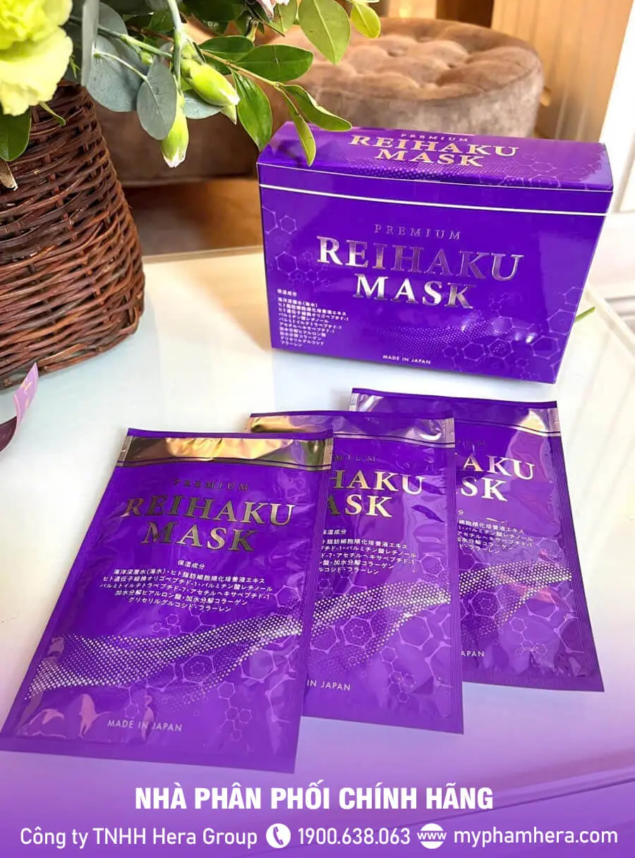 Mặt nạ tế bào gốc Premium Reihaku Mask chính hãng myphamhera.com