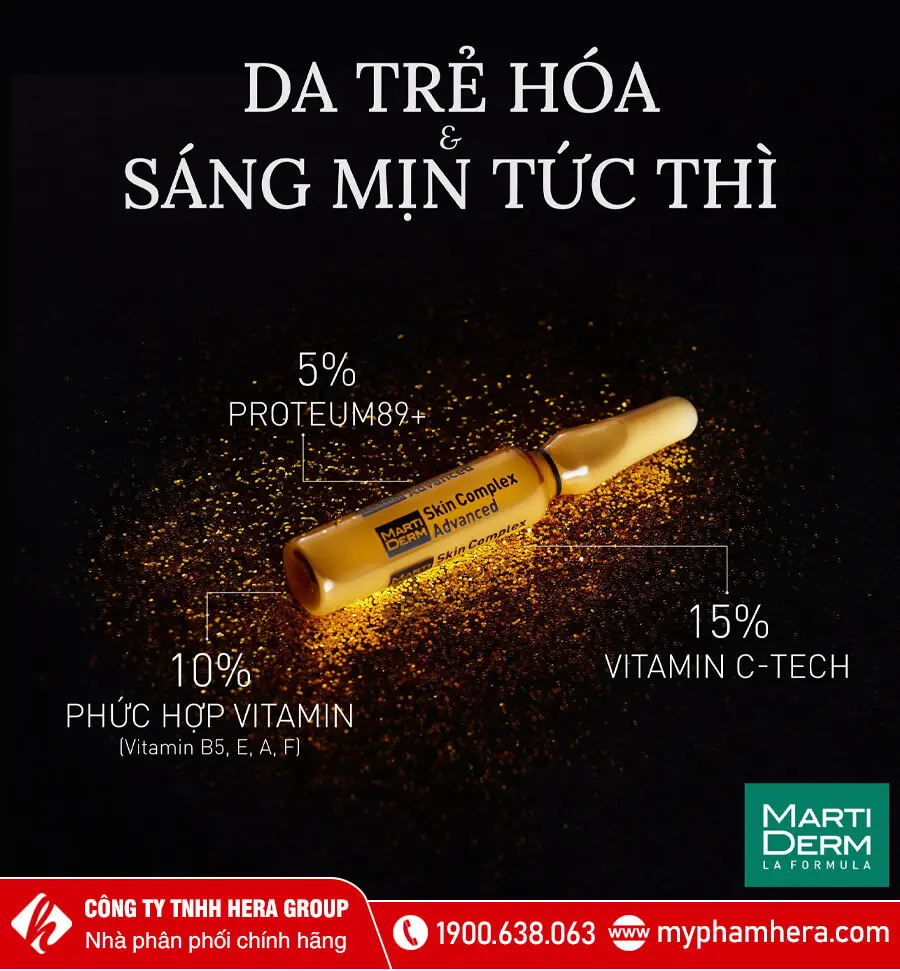 ampoule chống lão hóa martiderm myphamhera.com