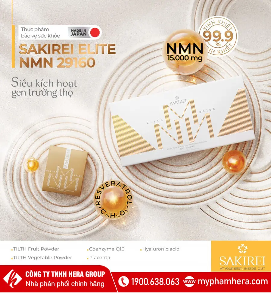 viên uống elite NMN 29160 Sakirei myphamhera.com