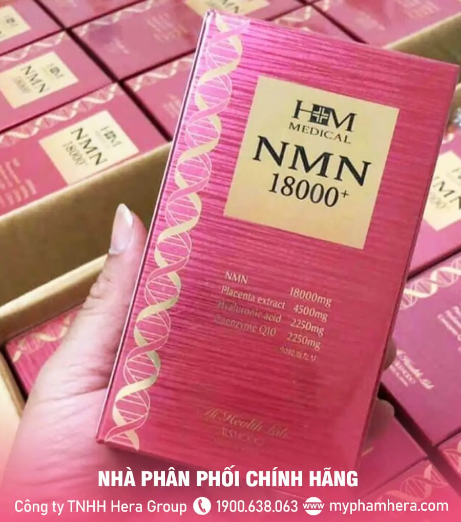 Viên uống NMN+ 18000 Aishodo chính hãng myphamhera.com