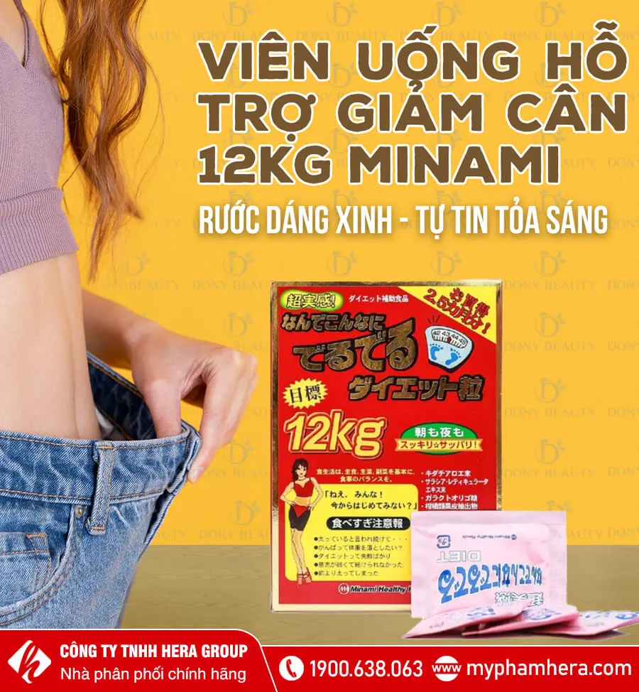 Viên uống giảm cân 12kg Minami myphamhera.com