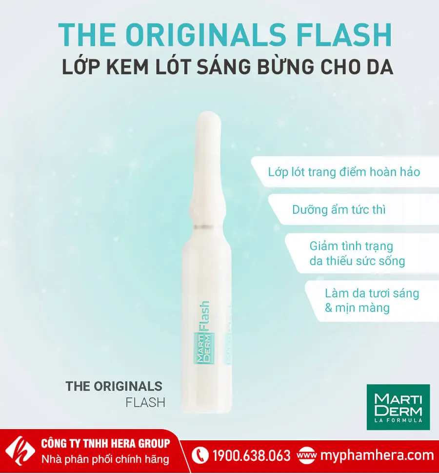 ampoule dưỡng ẩm làm sáng da martiderm myphamhera.com