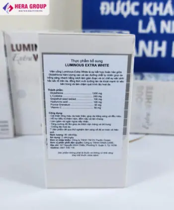 Viên uống trắng da Luminous Extra White - Hoa Kỳ