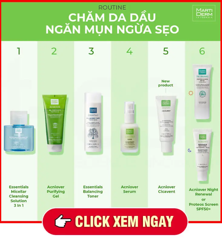 kem dưỡng giảm nhờn mụn se khít lỗ chân lông martiderm myphamhera.com