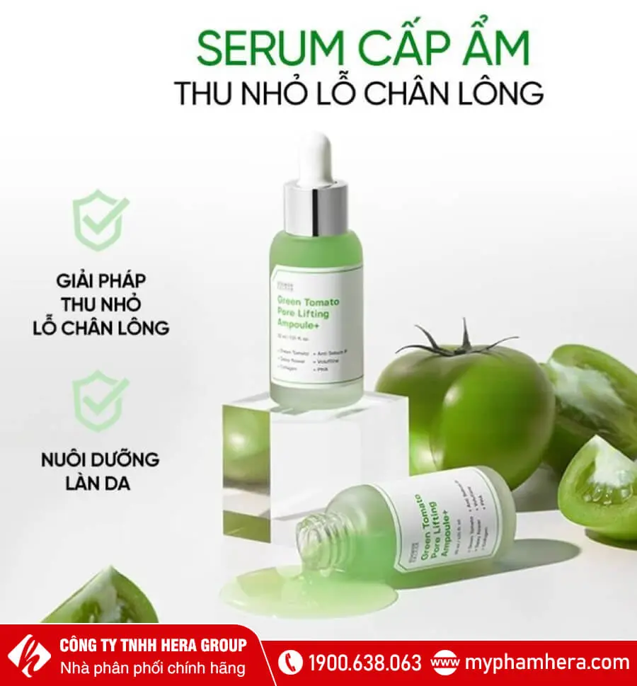 công dụng Serum tinh chất cà chua xanh Sungboon Green Tomato