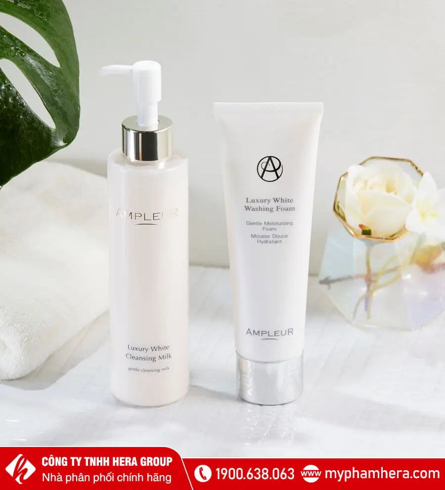 Sữa rửa mặt Ampleur Luxury White Washing Foam 