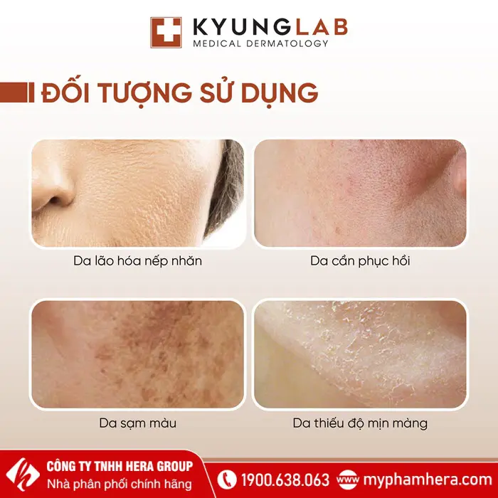 Đối tượng sử dụng Serum tế bào gốc PDRN KyungLab Therapy Ampoule