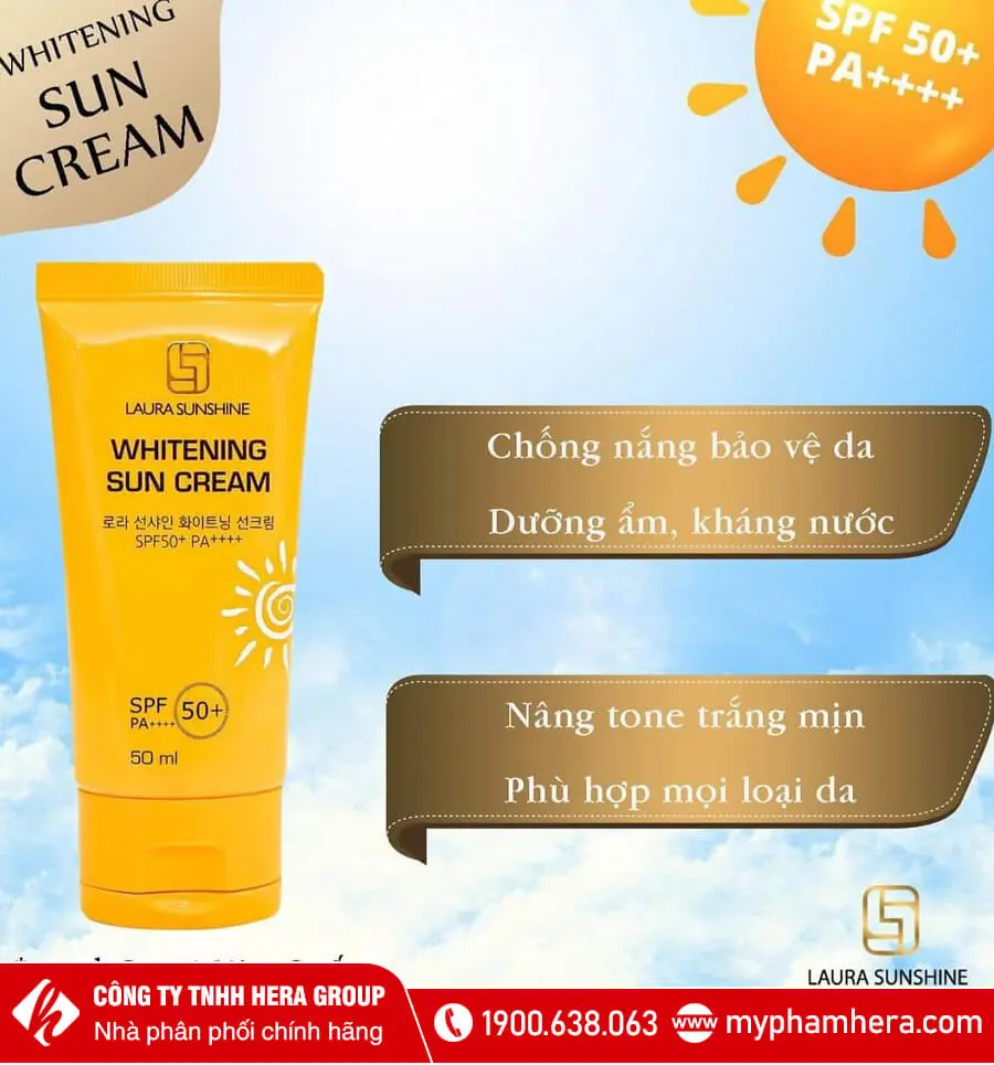 kem chống nắng laura sunshine myphamhera.com