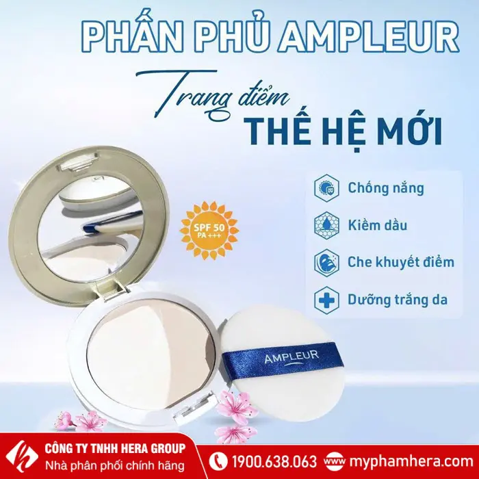 Phấn phủ Ampleur Face Powder Nhật Bản 10g