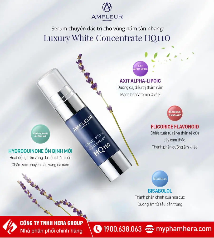 serum chuyên đặc trị nám tàn nhang luxury ampleur myphamhera.com