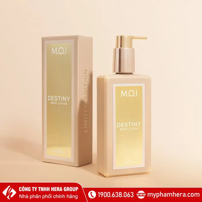 Sữa tắm dưỡng da M.O.I hương nước hoa Destiny 250ml - Hồ Ngọc Hà