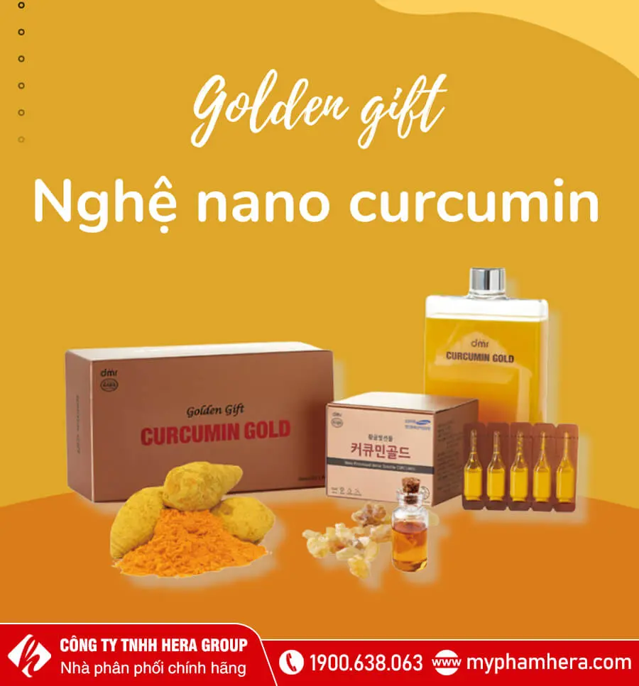 thành phần Tinh nghệ Nano Curcumin Gold Golden Gift myphamhera.com