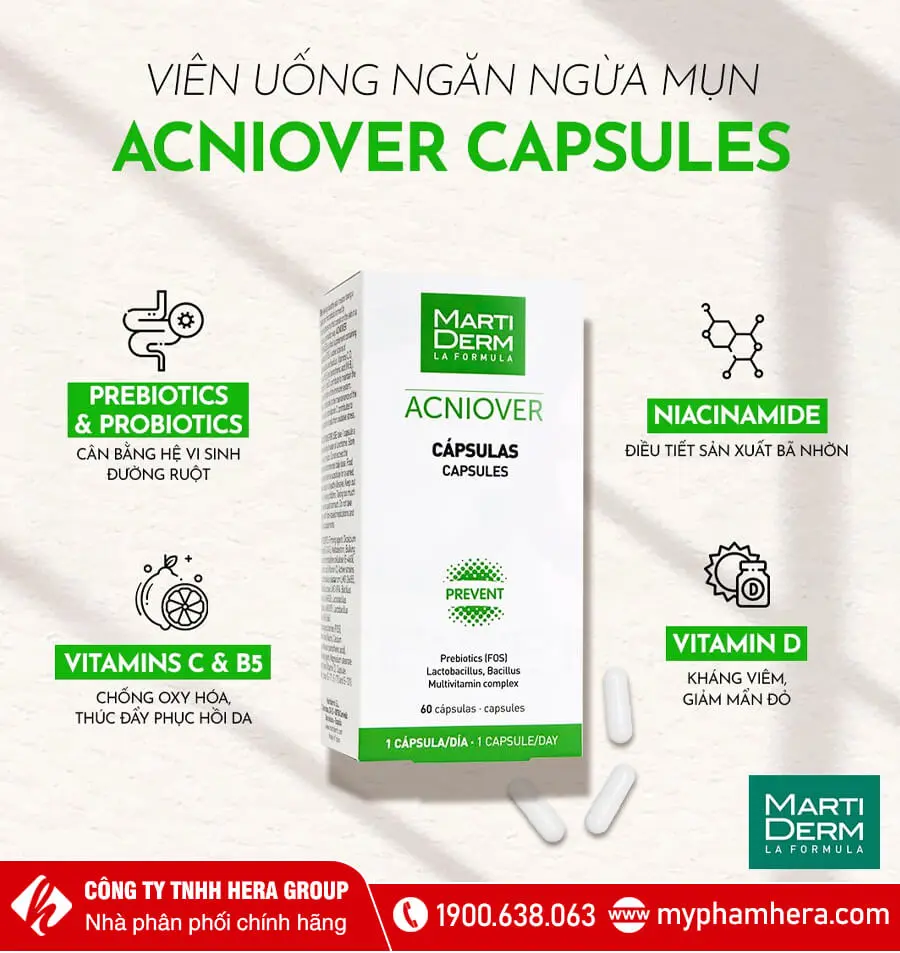 viên uống ngăn ngừa mụn martiderm myphamhera.com