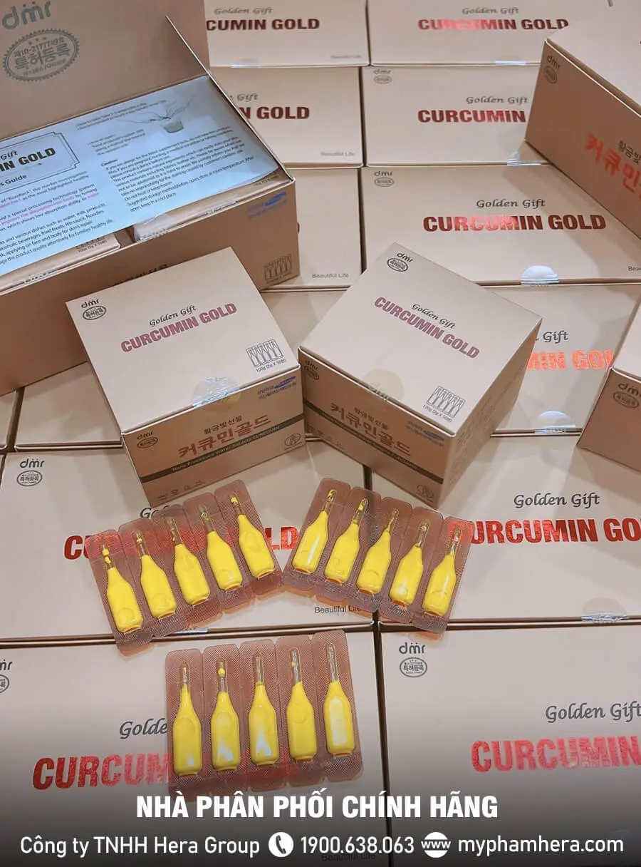 Tinh nghệ Nano Curcumin Gold Golden Gift chính hãng myphamhera.com