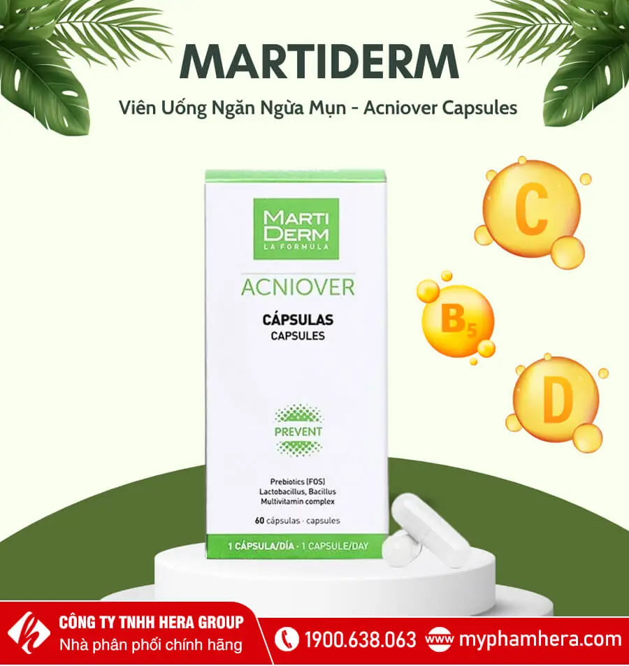 viên uống ngăn ngừa mụn martiderm myphamhera.com