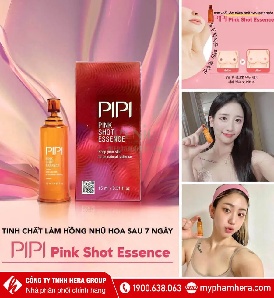 Serum làm hồng nhũ hoa PiPi Pink Shot Essence