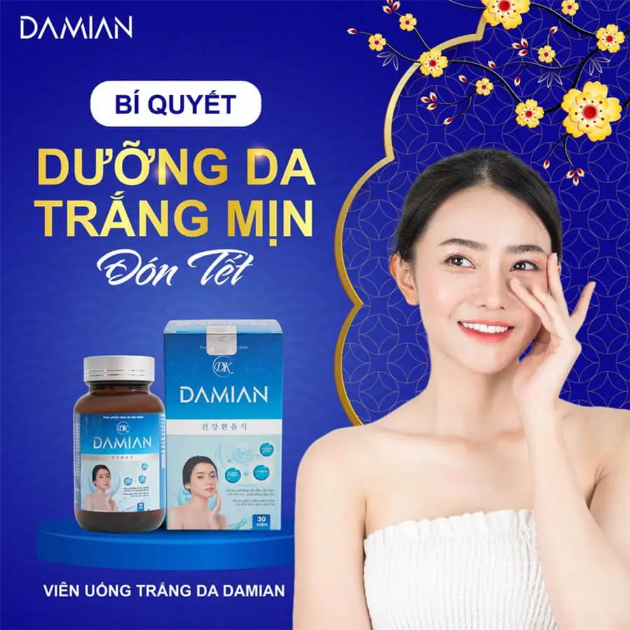 bí quyết dưỡng trắng da đón tết nhờ vào Damian myphamhera.com