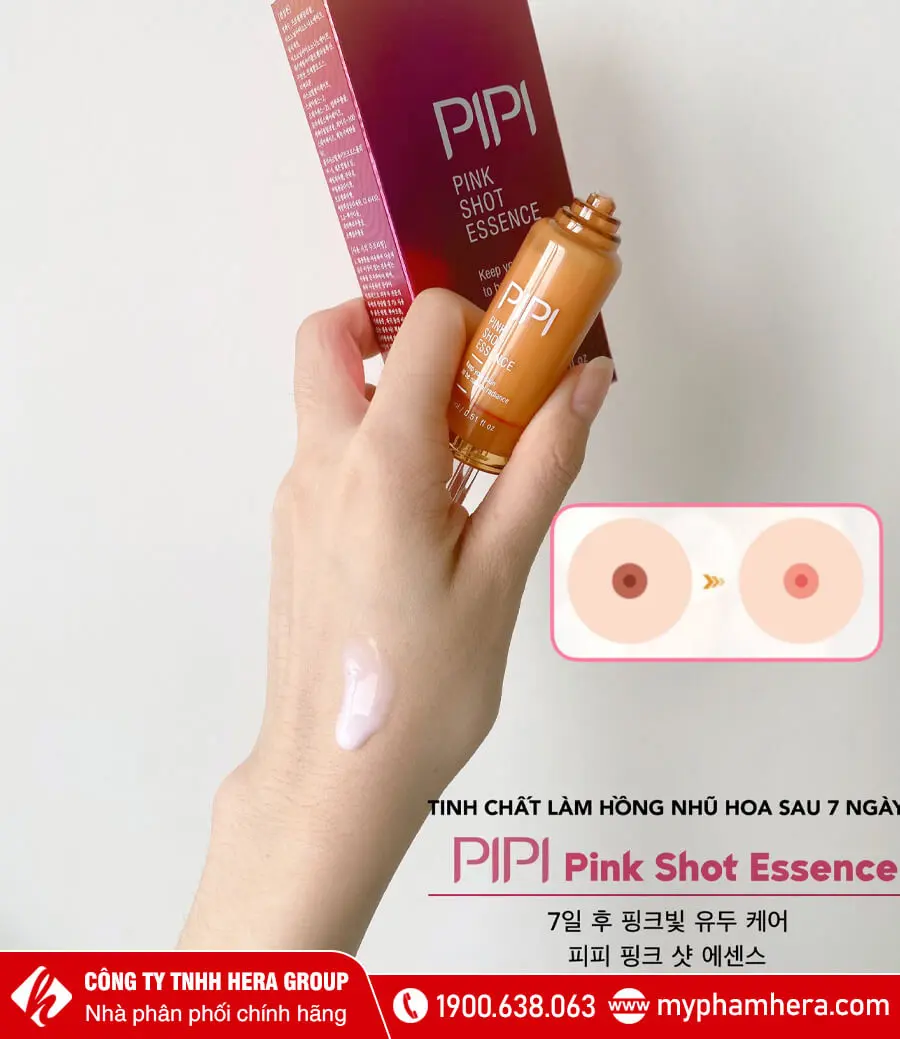 công dụng Serum làm hồng nhũ hoa PiPi Pink Shot Essence