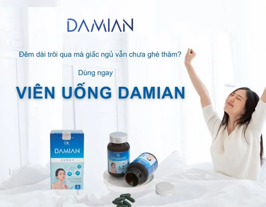 đêm dài mà vẫn chưa ngủ được hãy dùng viên uống Damian