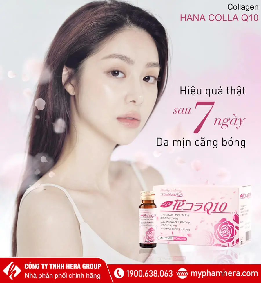 Nước uống Collagen Hana Colla Q10 Jpanwell