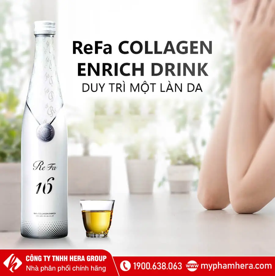 Nước uống Collagen ReFa 16