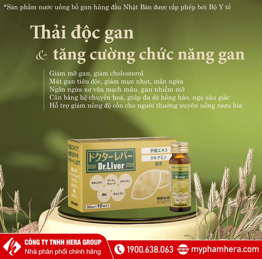 Nước uống bổ gan Dr. Liver Jpanwell