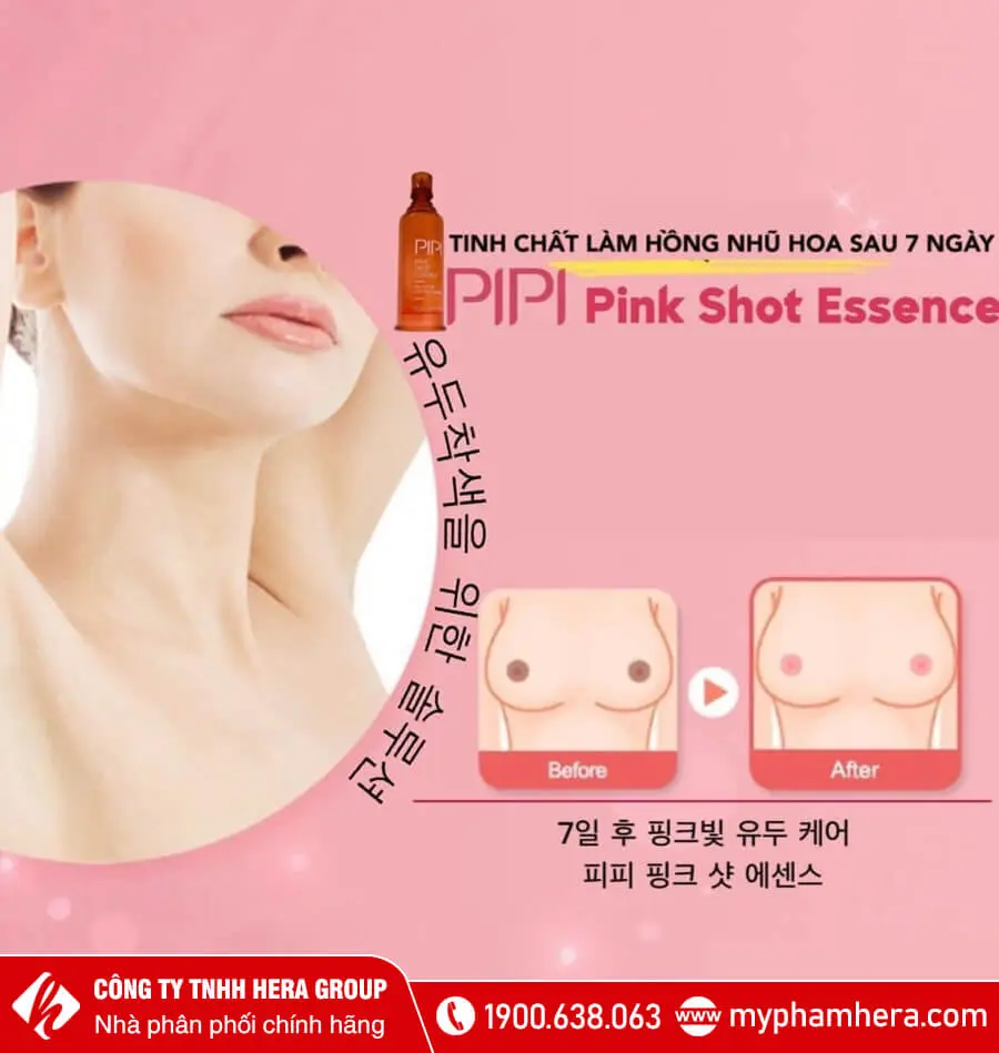 thành phần Serum làm hồng nhũ hoa PiPi Pink Shot Essence