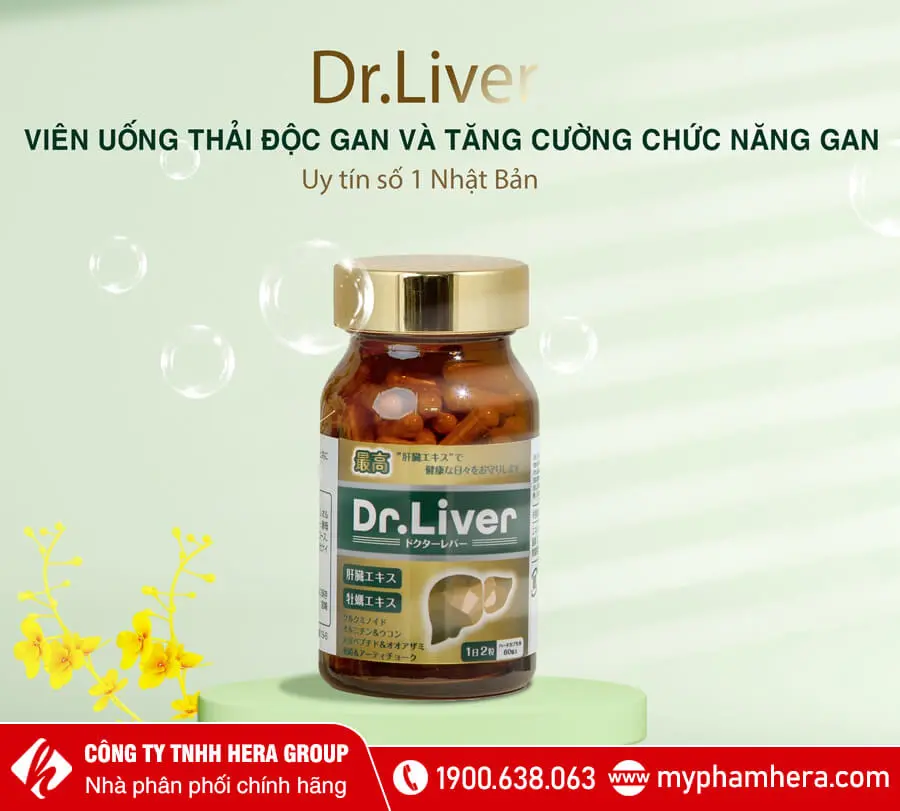 thành phần Viên uống thải độc gan Dr. Liver Jpanwell