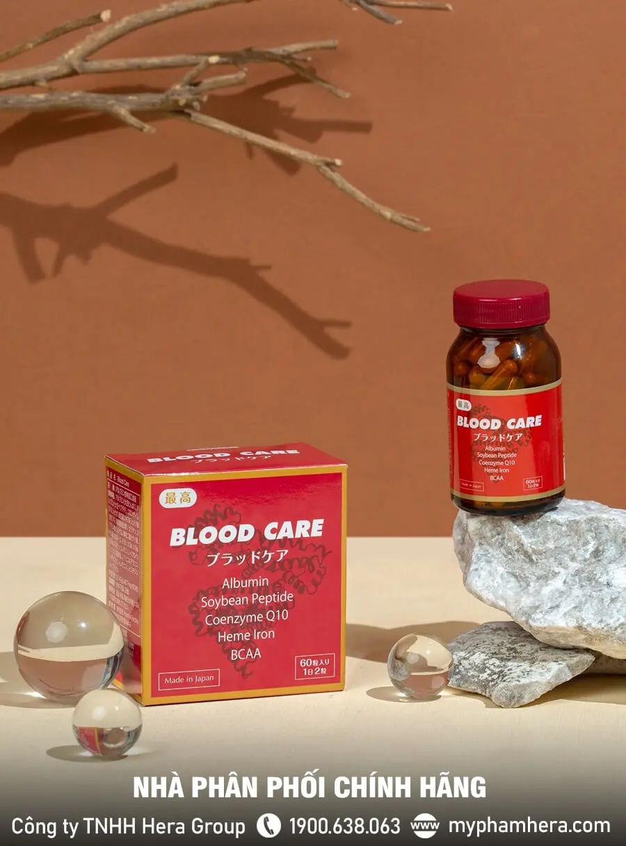 Viên uống bổ máu Blood Care Jpanwell chính hãng