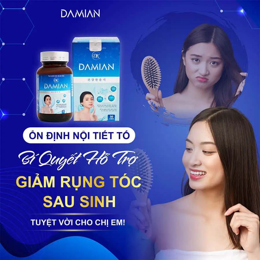 viên uống Damian hỗ trợ rụng tóc