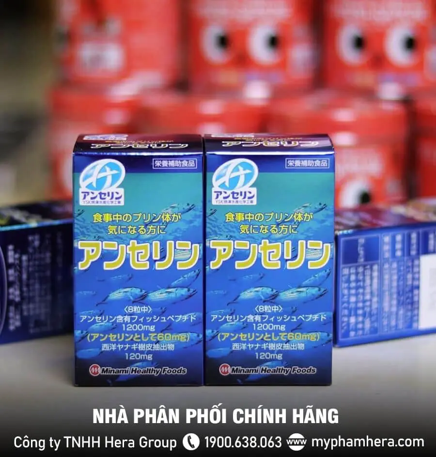 Viên uống hỗ trợ Gout Anserine Minami chính hãng