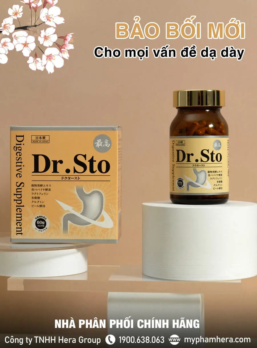 Viên uống hỗ trợ dạ dày Dr. Sto Jpanwell chính hãng